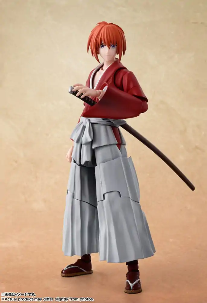 Rurouni Kenshin: Meiji Swordsman Romantic Story S.H. Figuarts Akčná figúrka Kenshin Himura 13 cm termékfotó