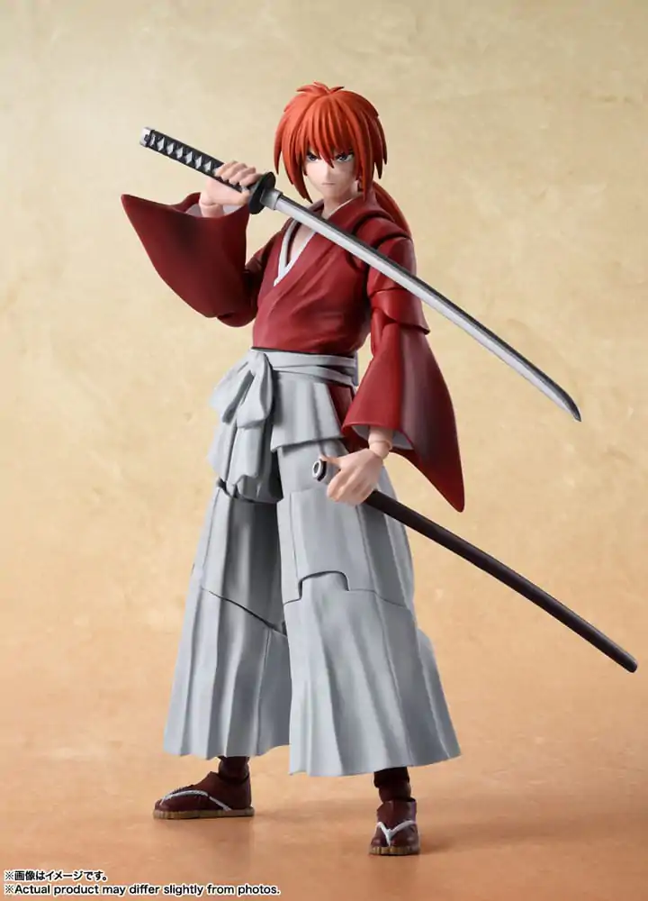 Rurouni Kenshin: Meiji Swordsman Romantic Story S.H. Figuarts Akčná figúrka Kenshin Himura 13 cm termékfotó