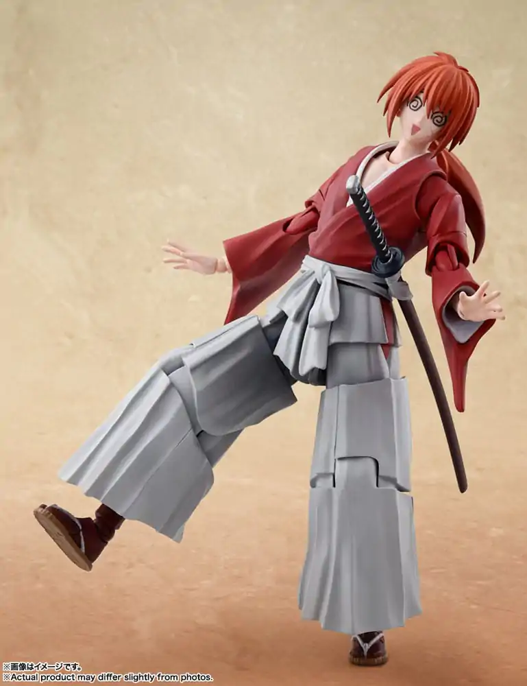 Rurouni Kenshin: Meiji Swordsman Romantic Story S.H. Figuarts Akčná figúrka Kenshin Himura 13 cm termékfotó