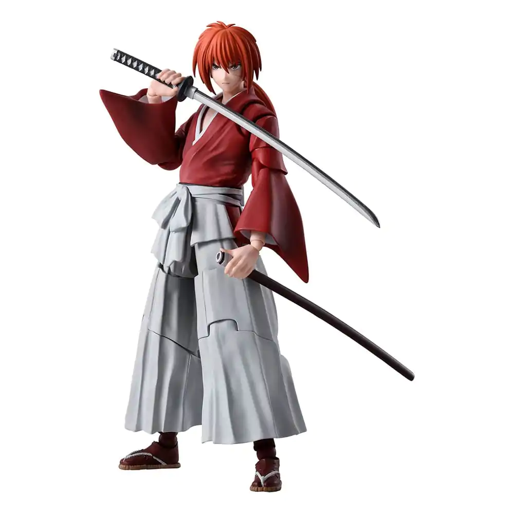 Rurouni Kenshin: Meiji Swordsman Romantic Story S.H. Figuarts Akčná figúrka Kenshin Himura 13 cm termékfotó