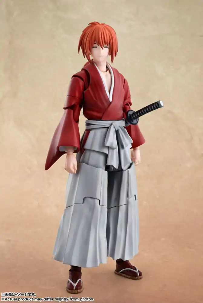 Rurouni Kenshin: Meiji Swordsman Romantic Story S.H. Figuarts Akčná figúrka Kenshin Himura 13 cm termékfotó