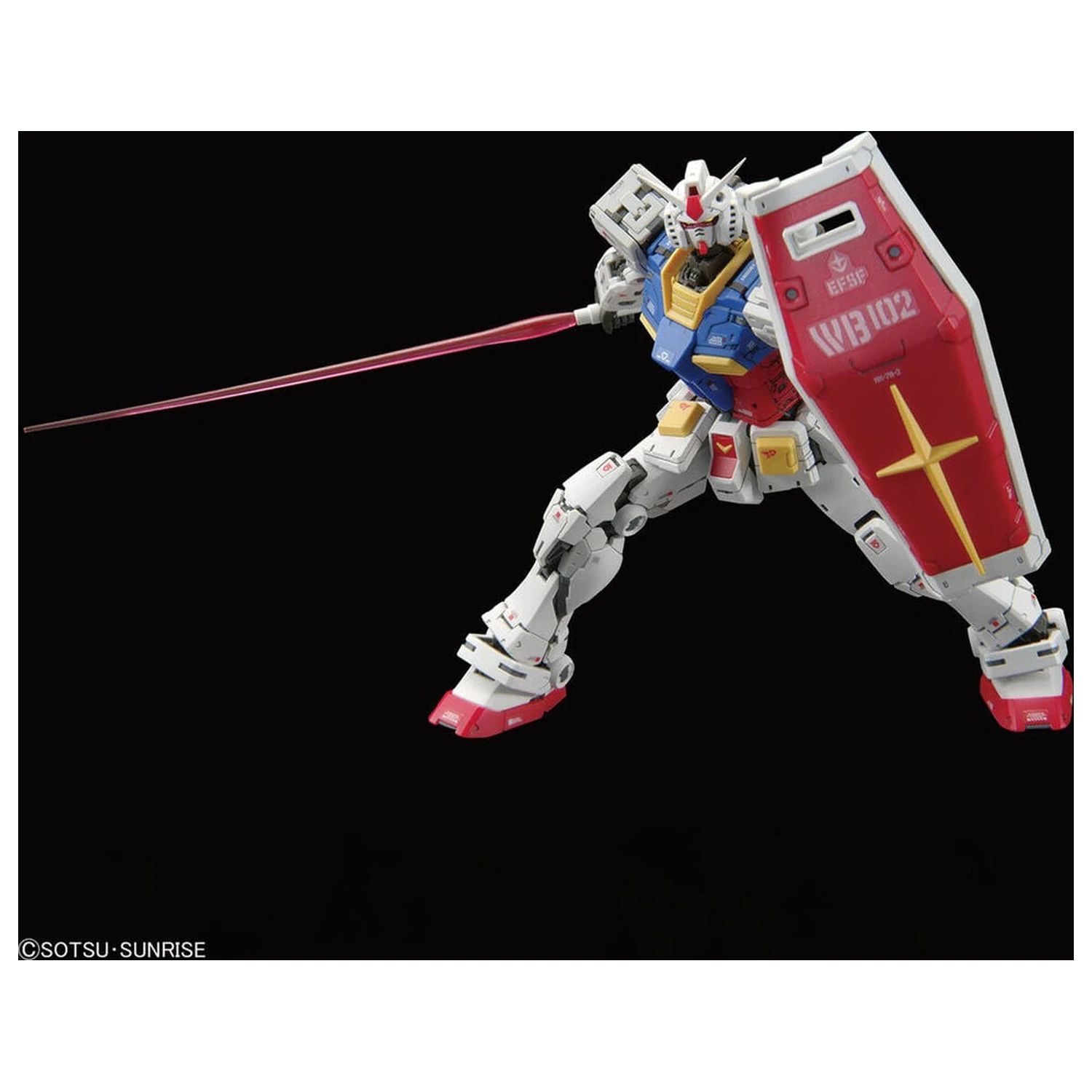 RX-78-2 Gundam Ver. 2.0 Modelová stavebnica RG 1/144 produktová fotografia