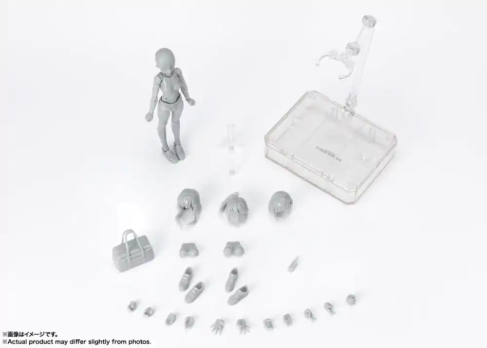 S.H. Figuarts Akčná figúrka Body-Chan School Life Edition DX Set (Gray Color Ver.) 13 cm produktová fotografia