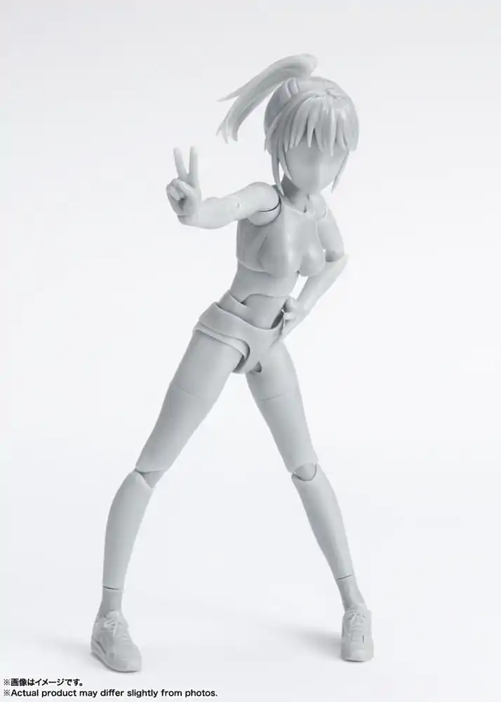 S.H. Figuarts Akčná figúrka Body-Chan School Life Edition DX Set (Gray Color Ver.) 13 cm produktová fotografia