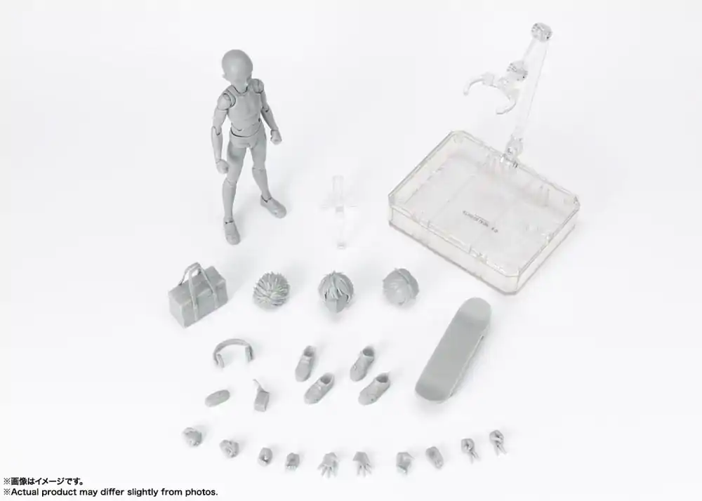 S.H. Figuarts Akčná figúrka Body-Kun School Life Edition DX Set (Gray Color Ver.) 13 cm produktová fotografia
