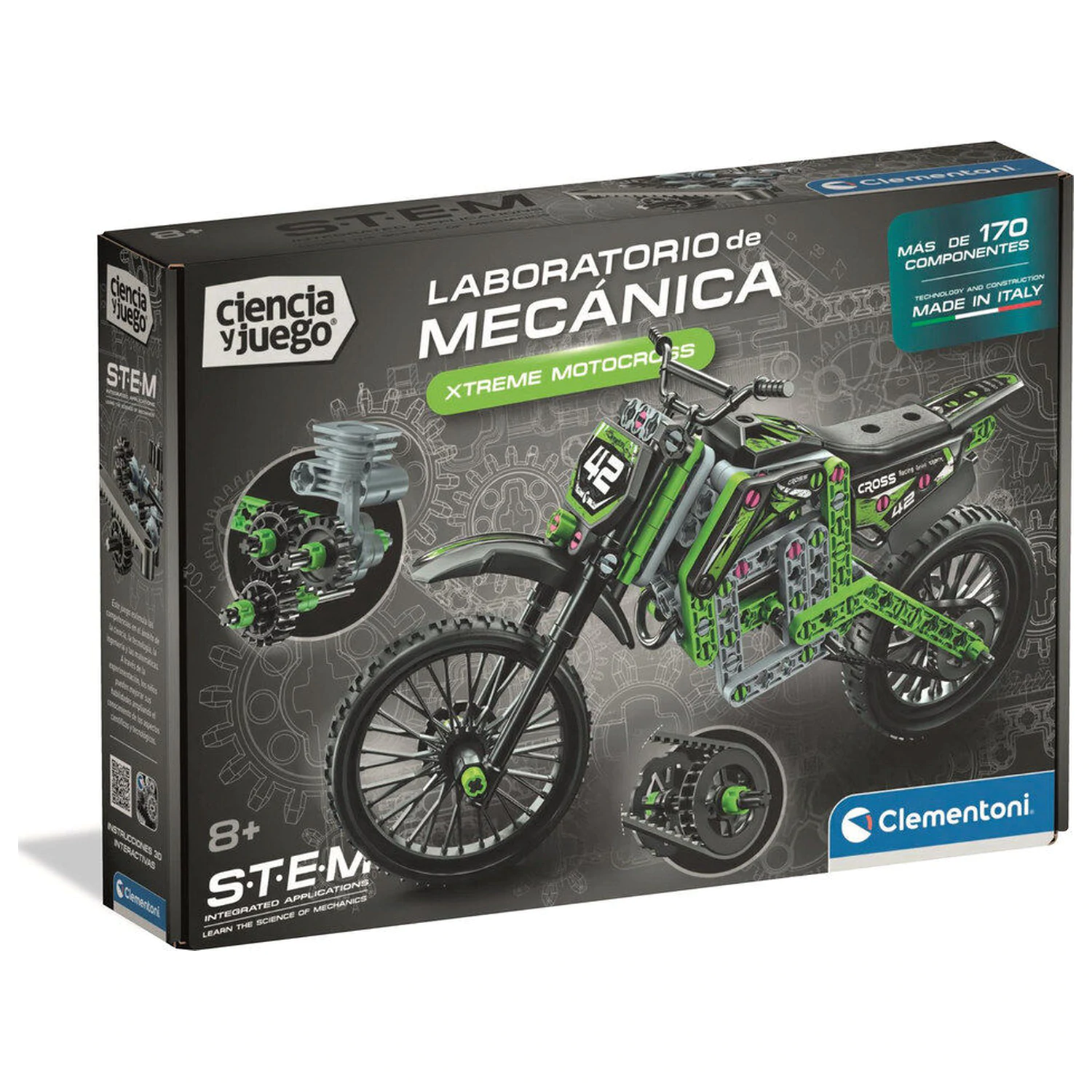 S.T.E.M Motokrosová mechanika Laboratórna hra produktová fotografia