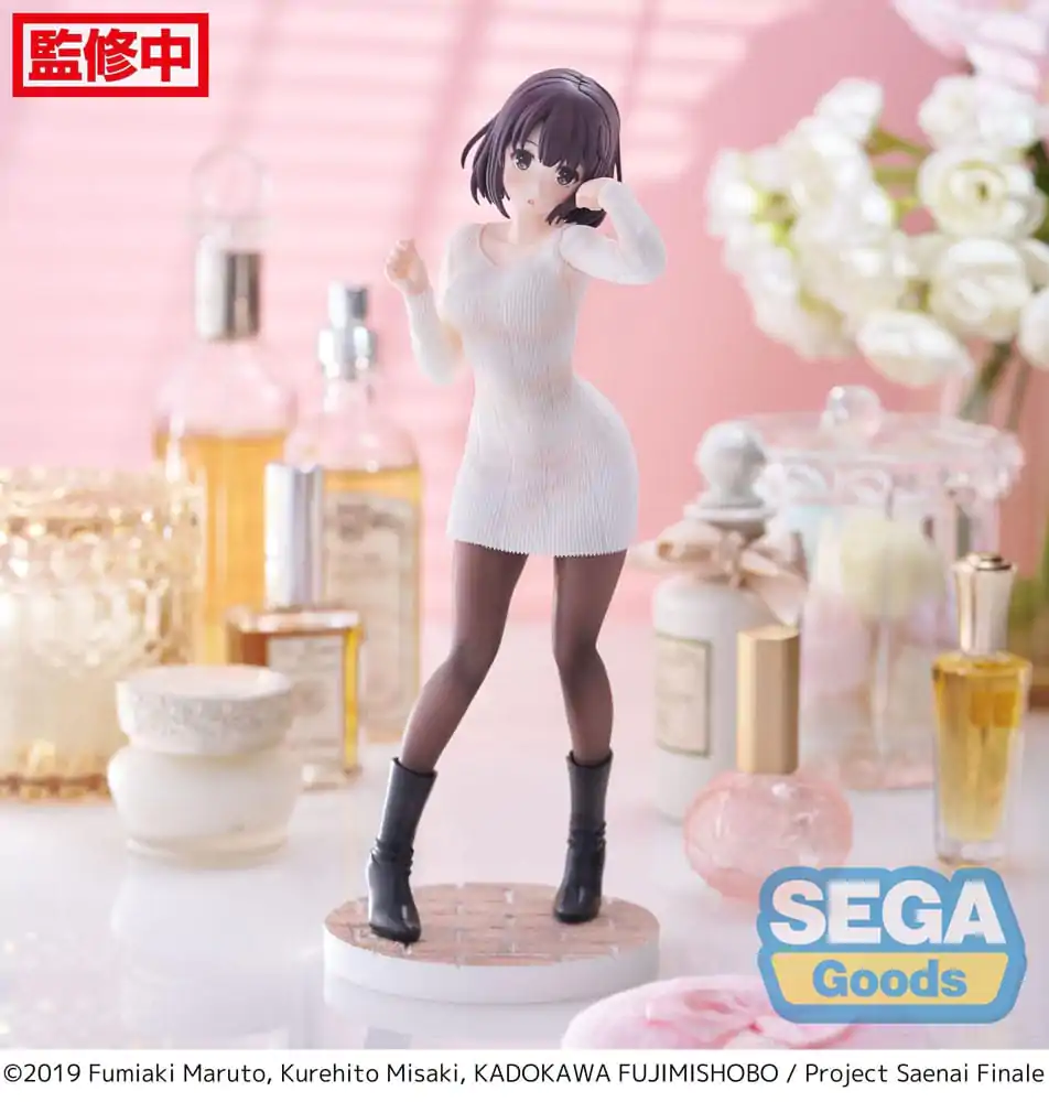 Saekano: How to Raise a Boring Girlfriend Luminasta PVC Socha Megumi Kato Sweater Ver. 22 cm produktová fotografia