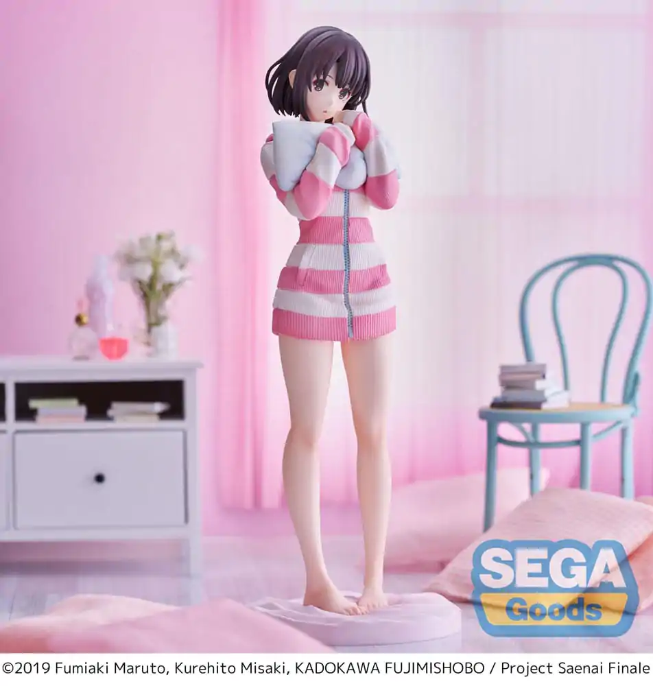 Saekano the Movie: Finale Luminasta PVC figúrka Megumi Kato pizsamás verzió 22 cm termékfotó