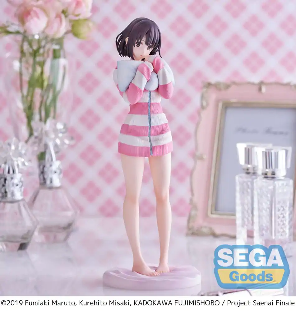 Saekano the Movie: Finale Luminasta PVC figúrka Megumi Kato pizsamás verzió 22 cm termékfotó