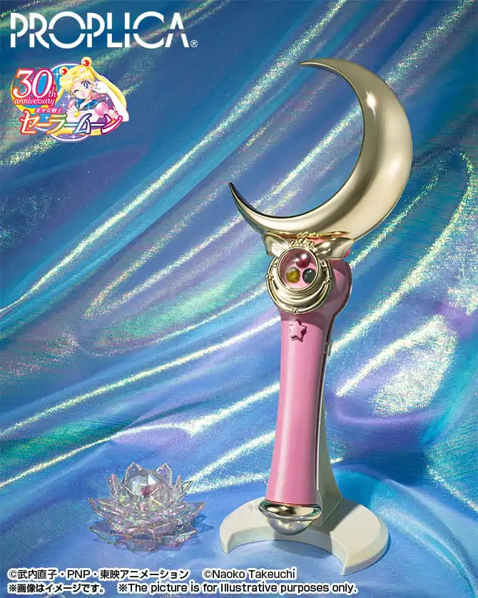 Sailor Moon Proplica Replica 1/1 Moon Stick Brilliant Color Edition 26 cm termékfotó