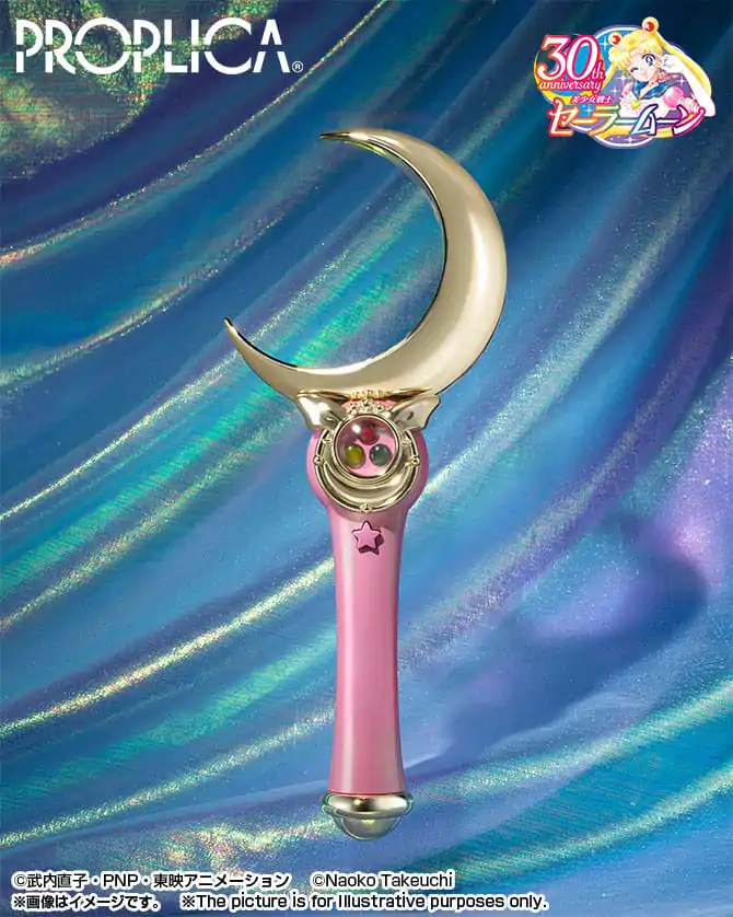 Sailor Moon Proplica Replica 1/1 Moon Stick Brilliant Color Edition 26 cm termékfotó