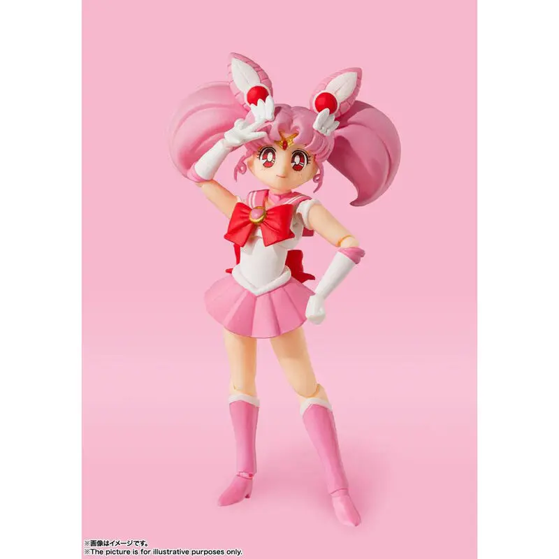 Sailor Moon S.H. Figuarts akčná figúrka Sailor Chibi Moon Animation Color Edition 10 cm produktová fotografia