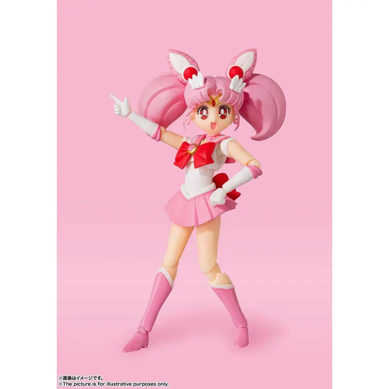Sailor Moon S.H. Figuarts akčná figúrka Sailor Chibi Moon Animation Color Edition 10 cm produktová fotografia