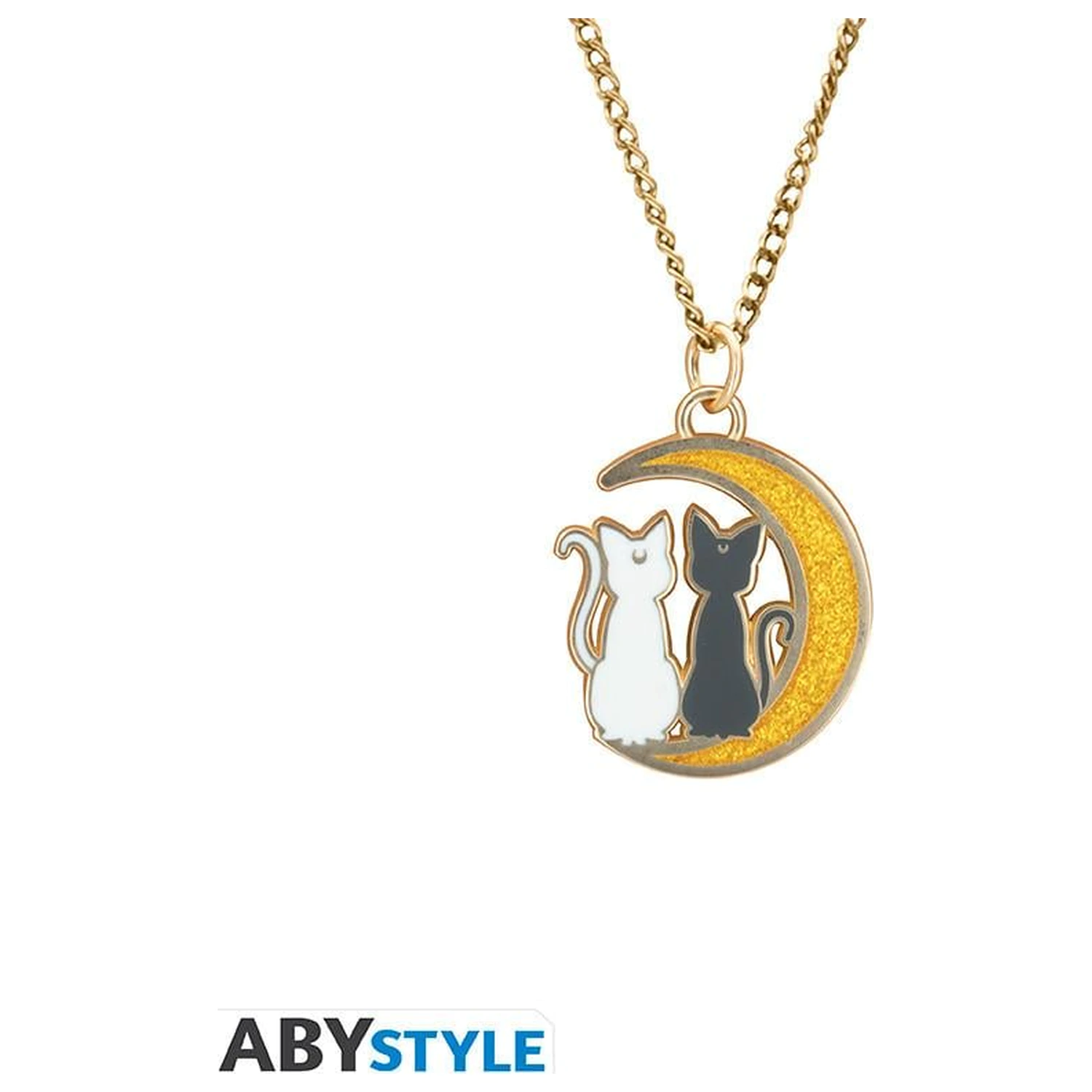 Sailor Moon Cats na Mesiaci náhrdelník s príveskom produktová fotografia