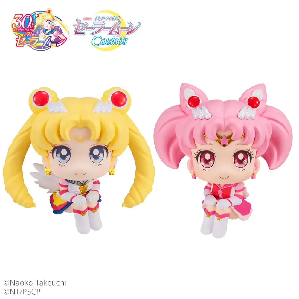 Sailor Moon Cosmos The Movie Look Look Up PVC sošky Eternal Sailor Moon & Eternal Sailor Chibi Moon LTD verzia 11 cm termékfotó