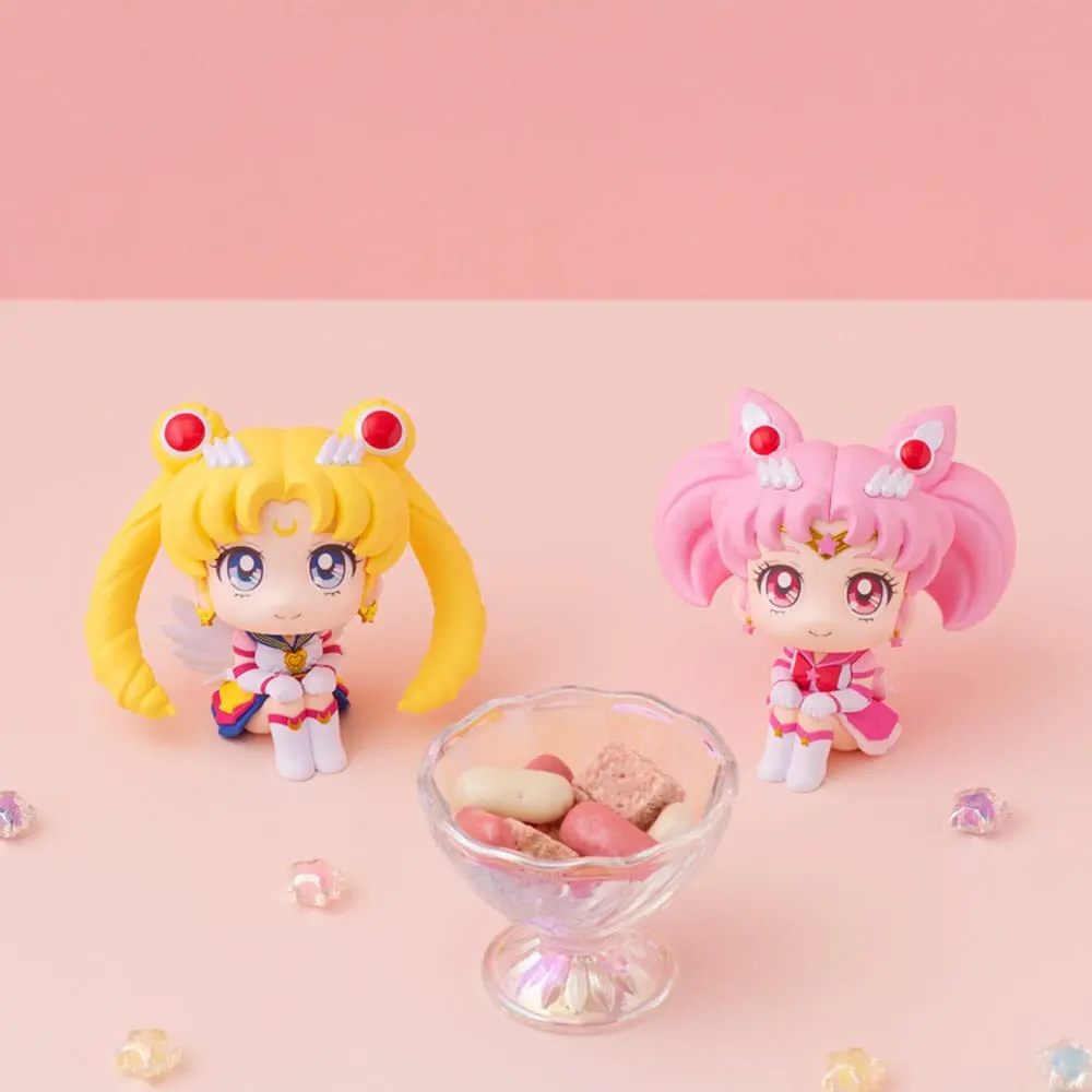 Sailor Moon Cosmos The Movie Look Look Up PVC sošky Eternal Sailor Moon & Eternal Sailor Chibi Moon LTD verzia 11 cm termékfotó