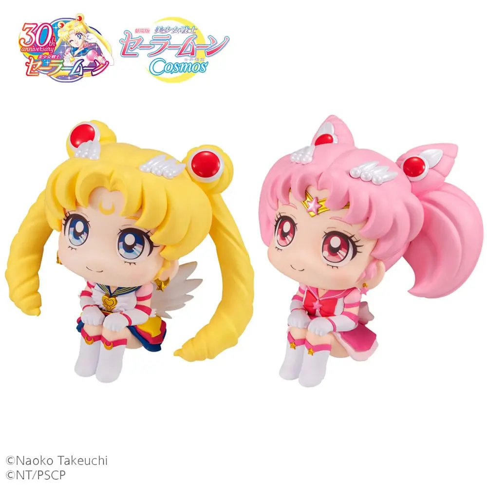 Sailor Moon Cosmos The Movie Look Look Up PVC sošky Eternal Sailor Moon & Eternal Sailor Chibi Moon LTD verzia 11 cm termékfotó