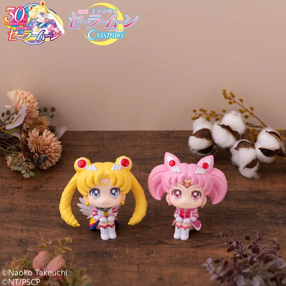 Sailor Moon Cosmos The Movie Look Look Up PVC sošky Eternal Sailor Moon & Eternal Sailor Chibi Moon LTD verzia 11 cm termékfotó