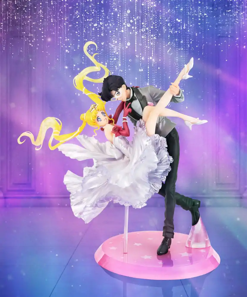 Sailor Moon FiguartsZERO Chouette PVC Socha Usagi & Tuxedo Mask Moonlight Glow Edition 24 cm produktová fotografia