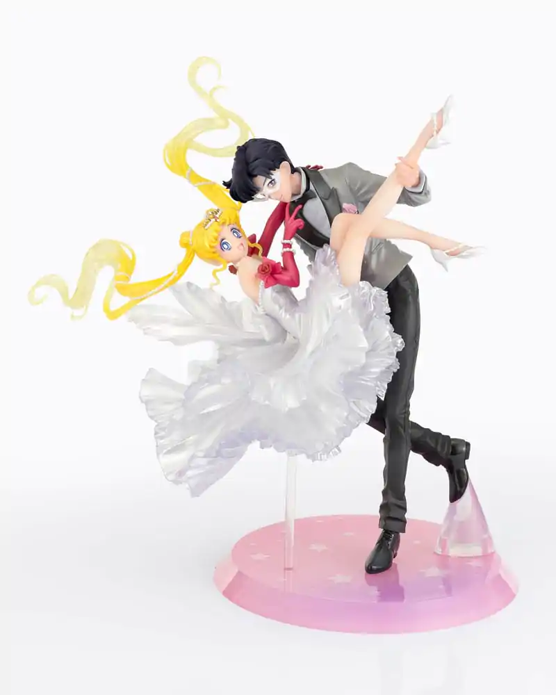 Sailor Moon FiguartsZERO Chouette PVC Socha Usagi & Tuxedo Mask Moonlight Glow Edition 24 cm produktová fotografia