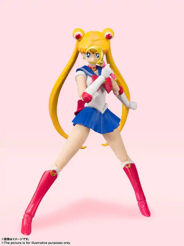 Sailor Moon S.H. Figuarts akčná figúrka Sailor Moon Animation Color Edition 14 cm termékfotó