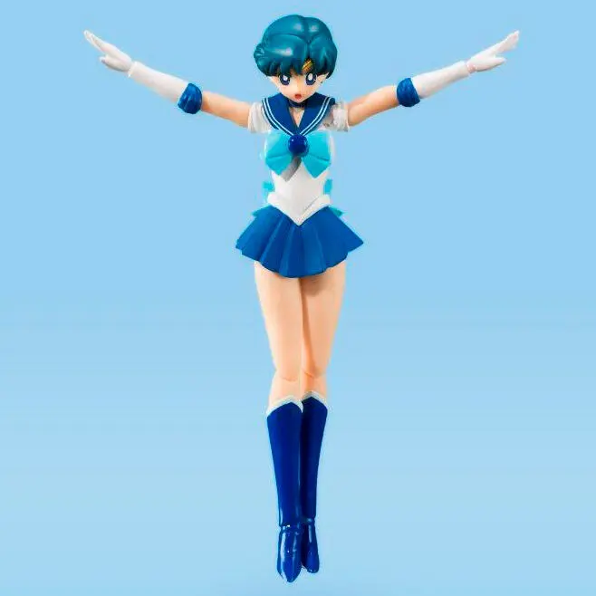 Sailor Moon S.H. Figuarts akčná figúrka Sailor Mercury Animation Color Edition 14 cm produktová fotografia