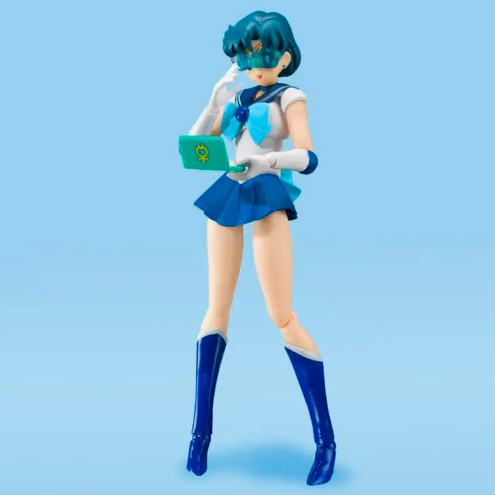 Sailor Moon S.H. Figuarts akčná figúrka Sailor Mercury Animation Color Edition 14 cm produktová fotografia