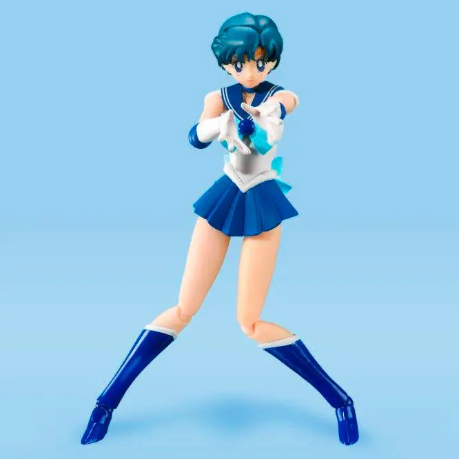 Sailor Moon S.H. Figuarts akčná figúrka Sailor Mercury Animation Color Edition 14 cm produktová fotografia