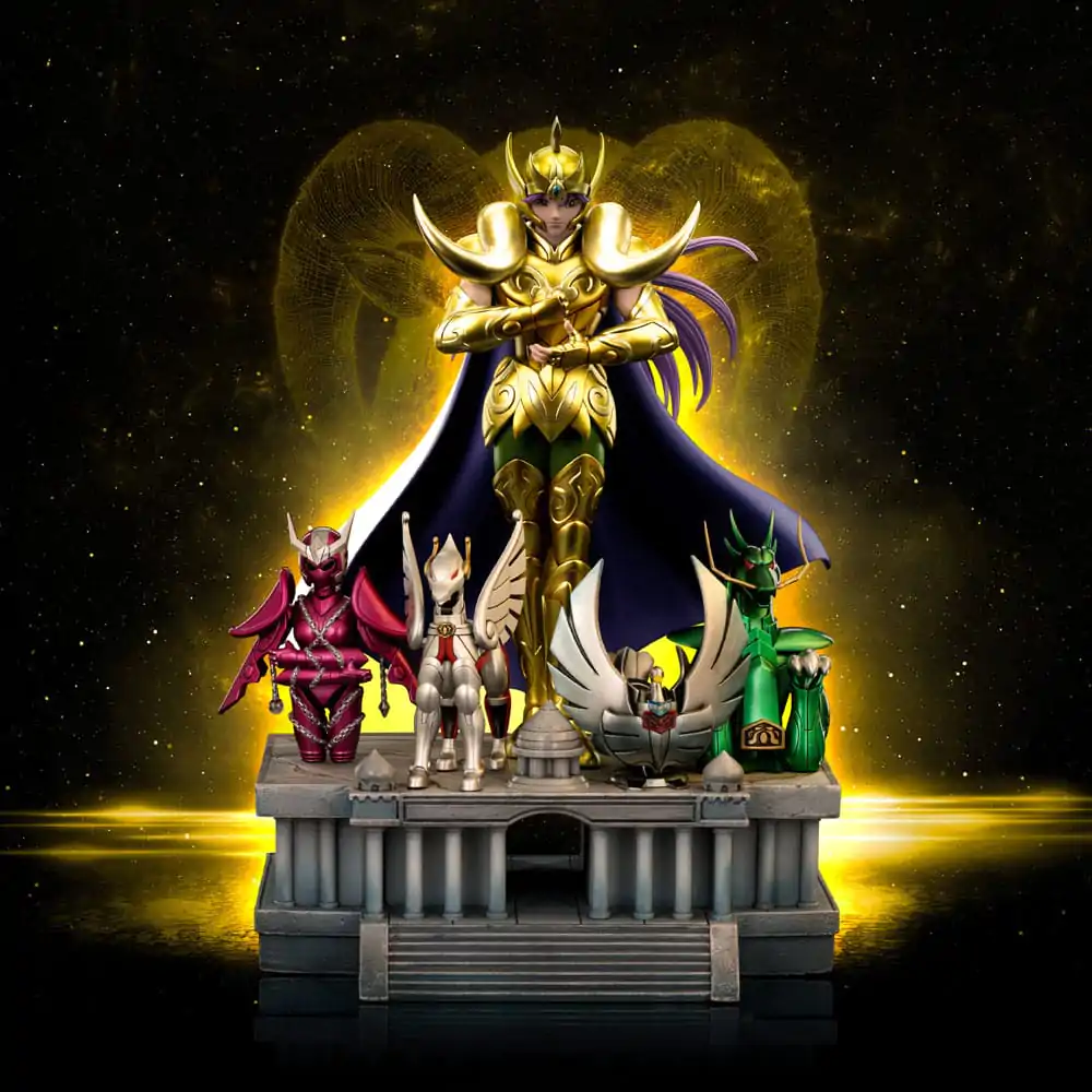 Saint Seiya Art Scale Socha 1/10 Aries Mu Deluxe 27 cm produktová fotografia