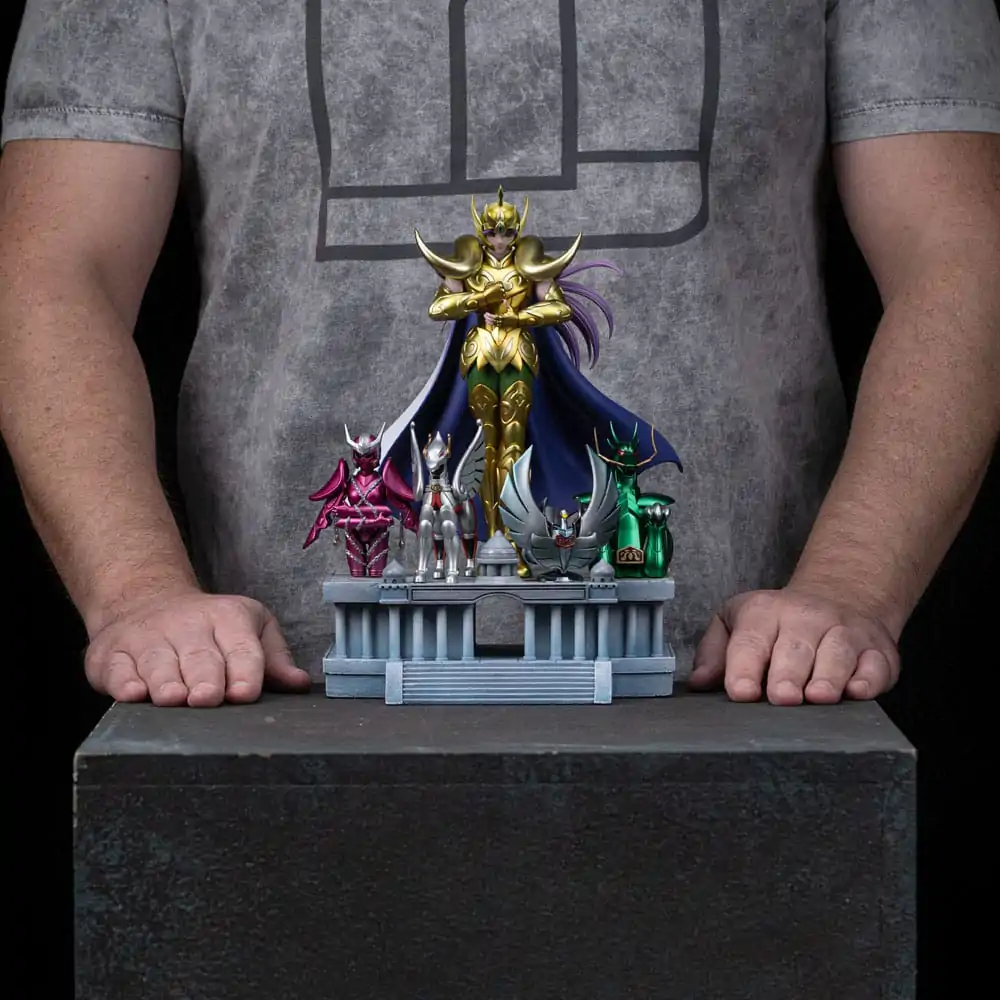 Saint Seiya Art Scale Socha 1/10 Aries Mu Deluxe 27 cm produktová fotografia