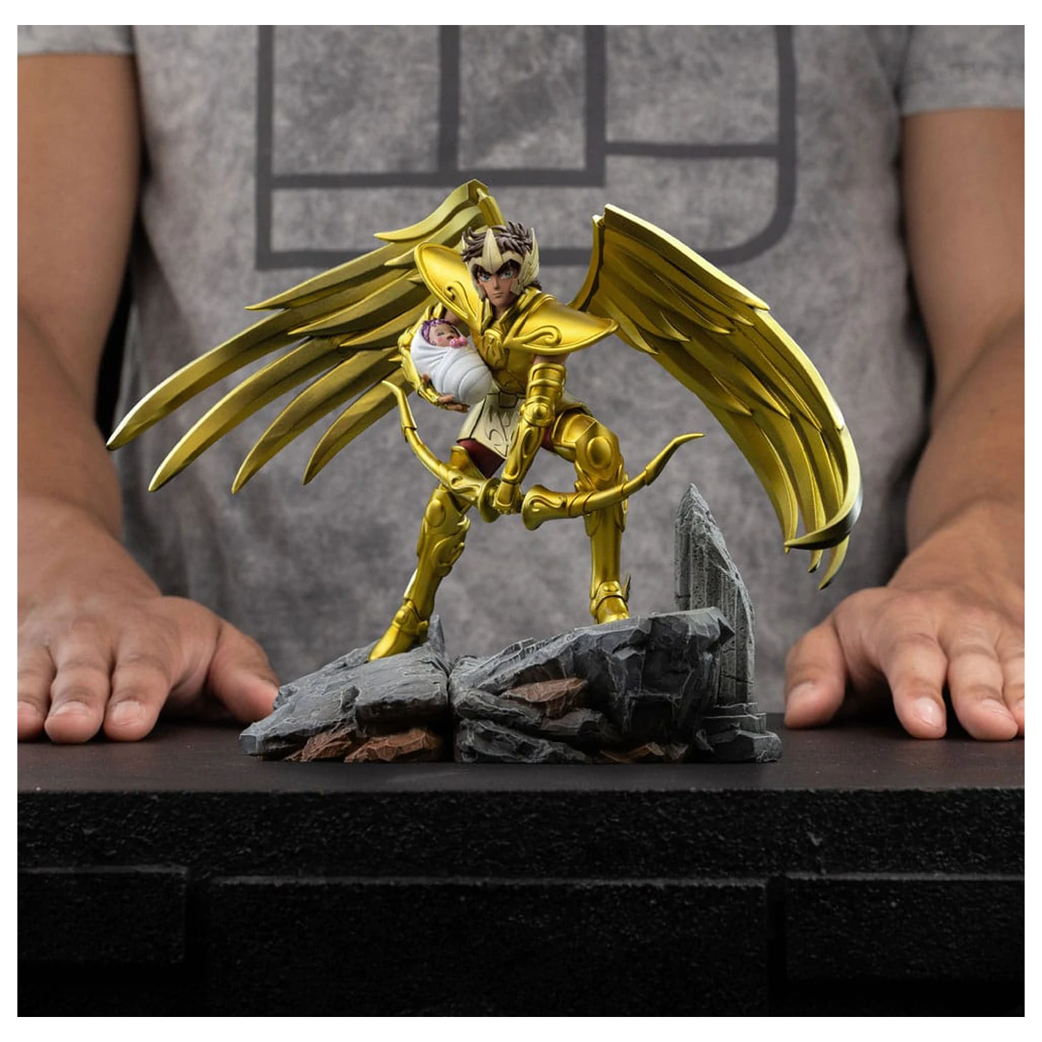 Saint Seiya Art Scale Socha 1/10 Sagittarius Aiolos 21 cm produktová fotografia