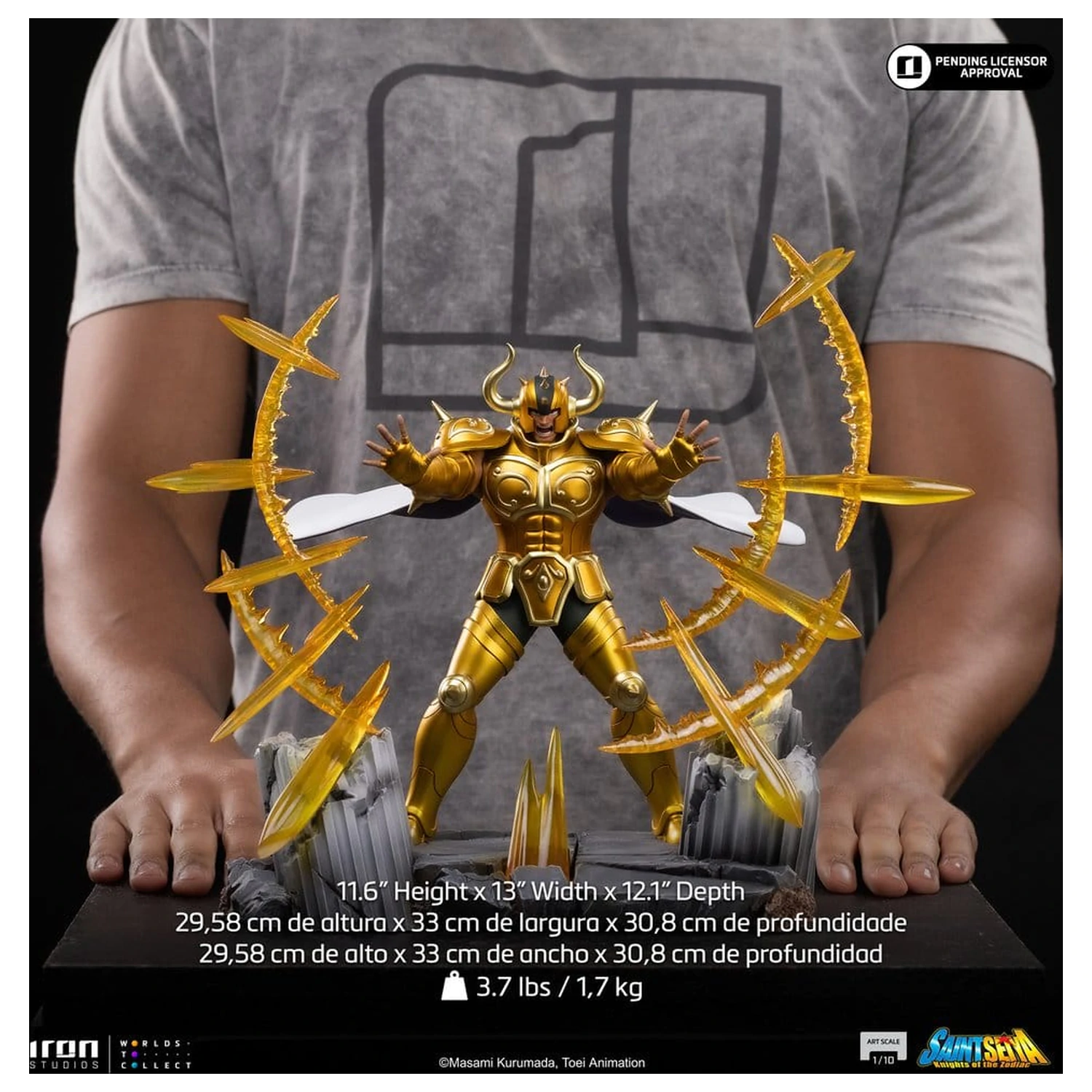 Saint Seiya Art Scale Socha 1/10 Taurus Aldebaran 30 cm produktová fotografia