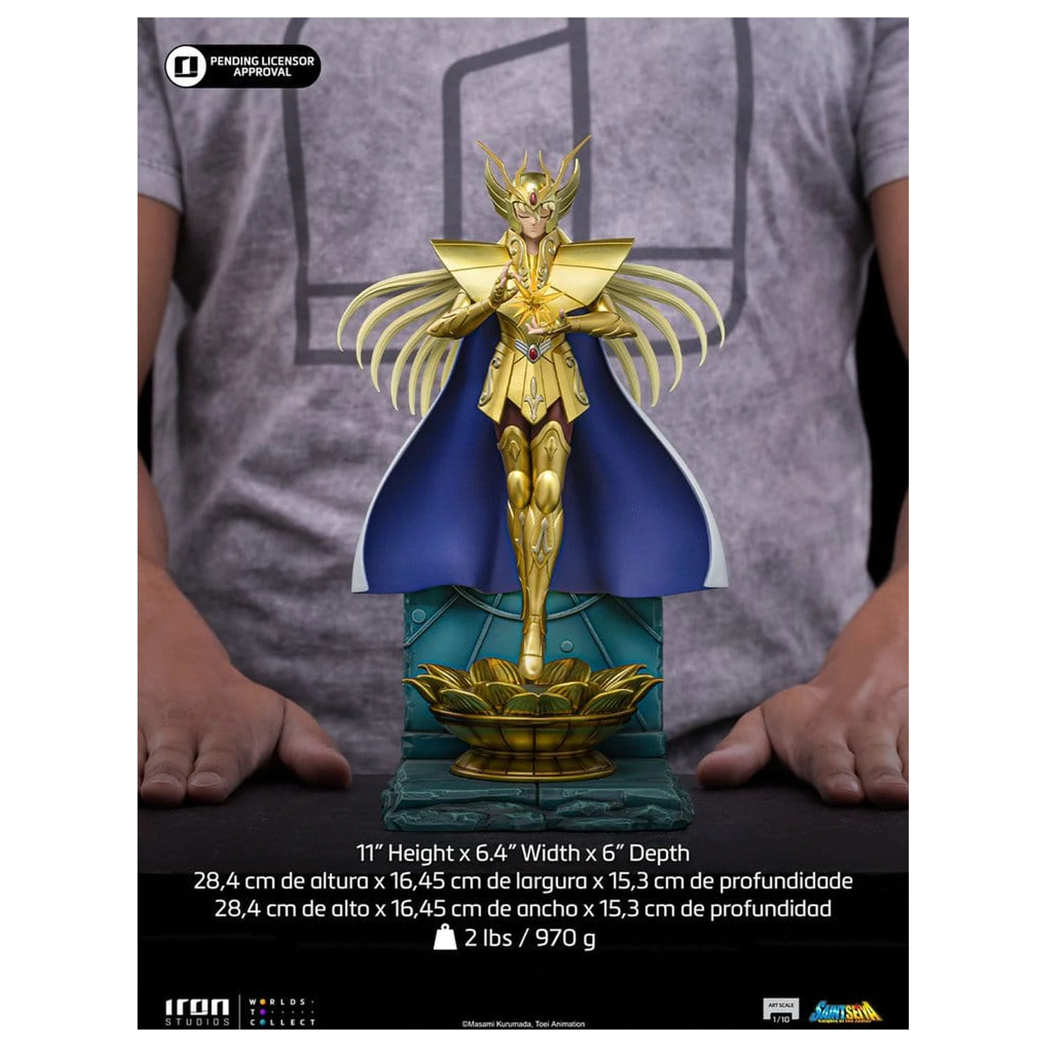 Saint Seiya Art Scale Socha 1/10 Virgo Shaka 28 cm produktová fotografia