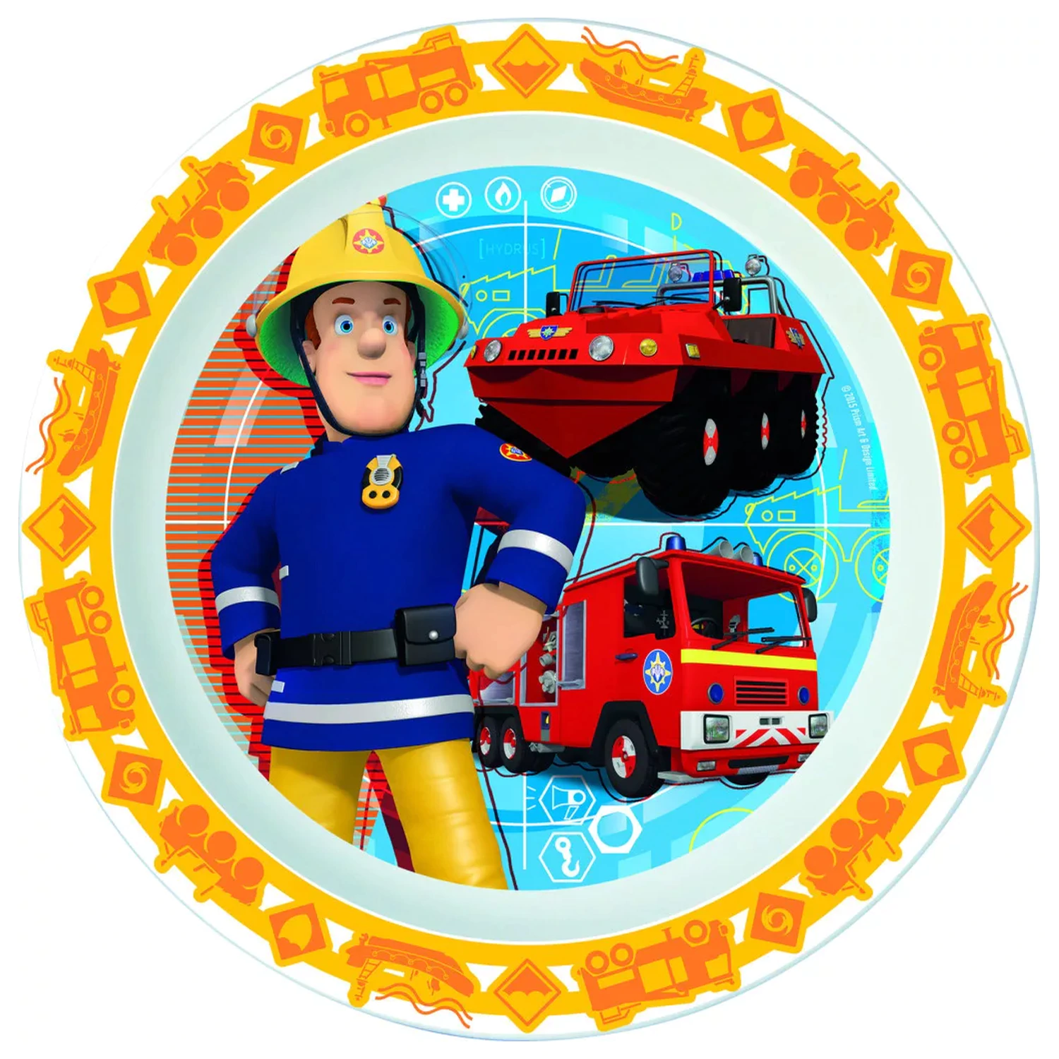 Fireman Sam Rescue Mission micro plochý tanier 22 cm produktová fotografia