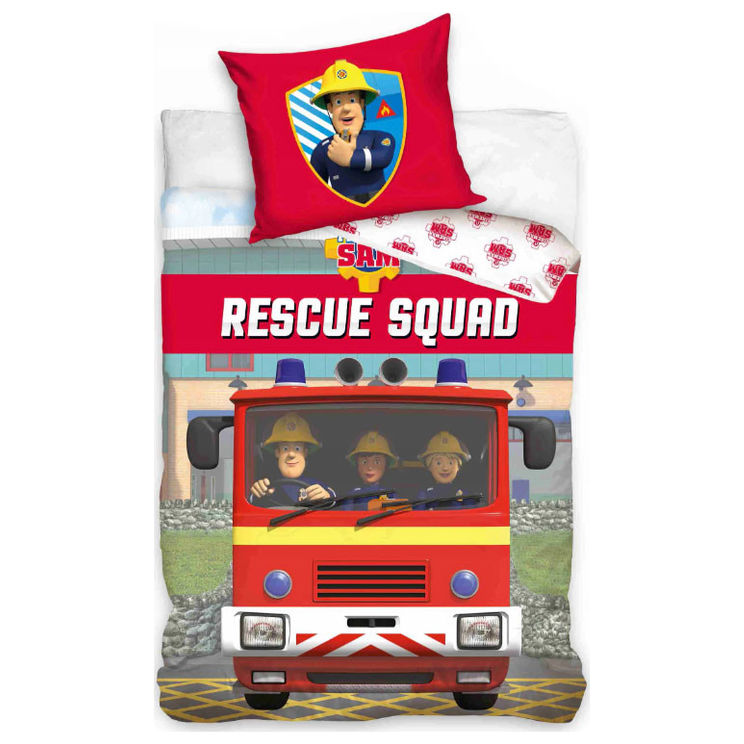 Fireman Sam Rescue Squad obliečka na paplón produktová fotografia