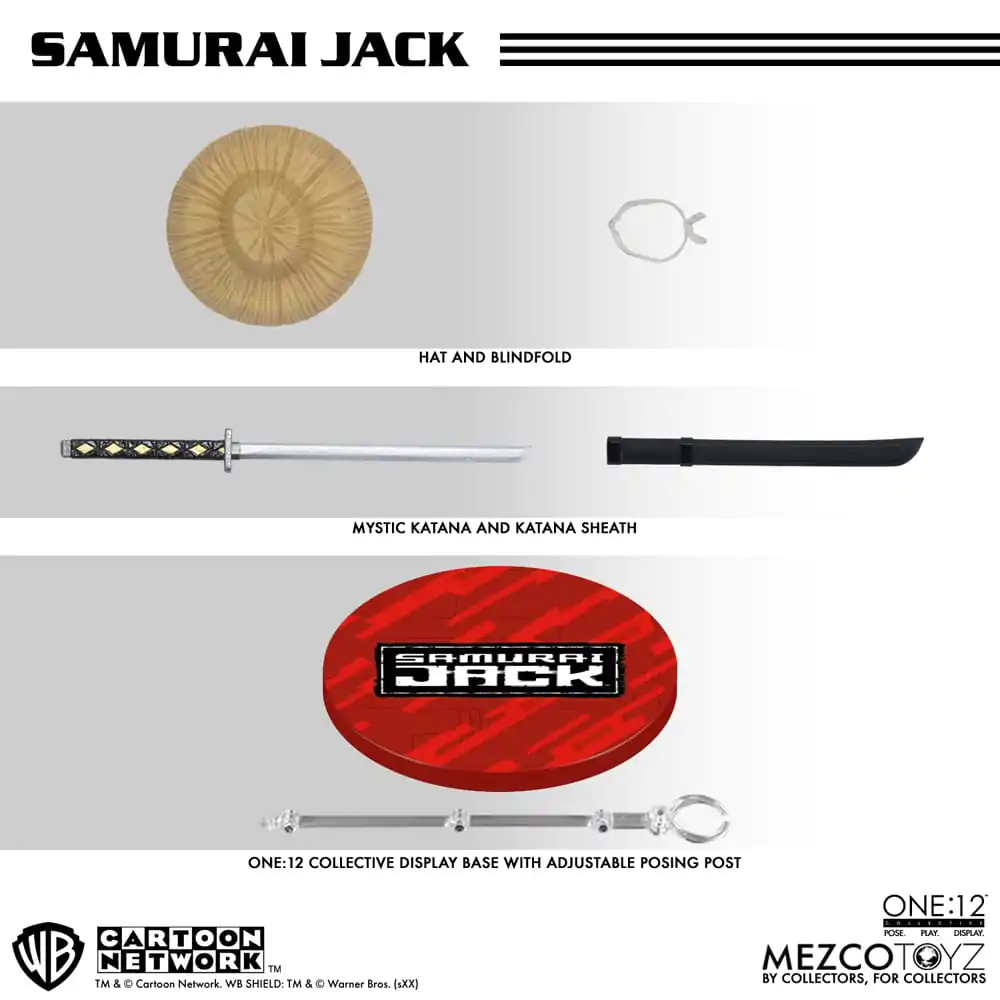 Akčná figúrka Samurai Jack 1/12 Samurai Jack 17 cm produktová fotografia