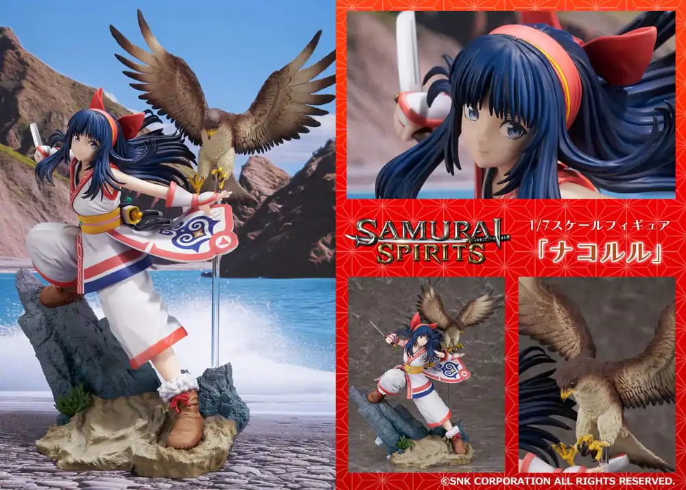 Samurai Spirits PVC Socha 1/7 Nakoruru 30 cm produktová fotografia