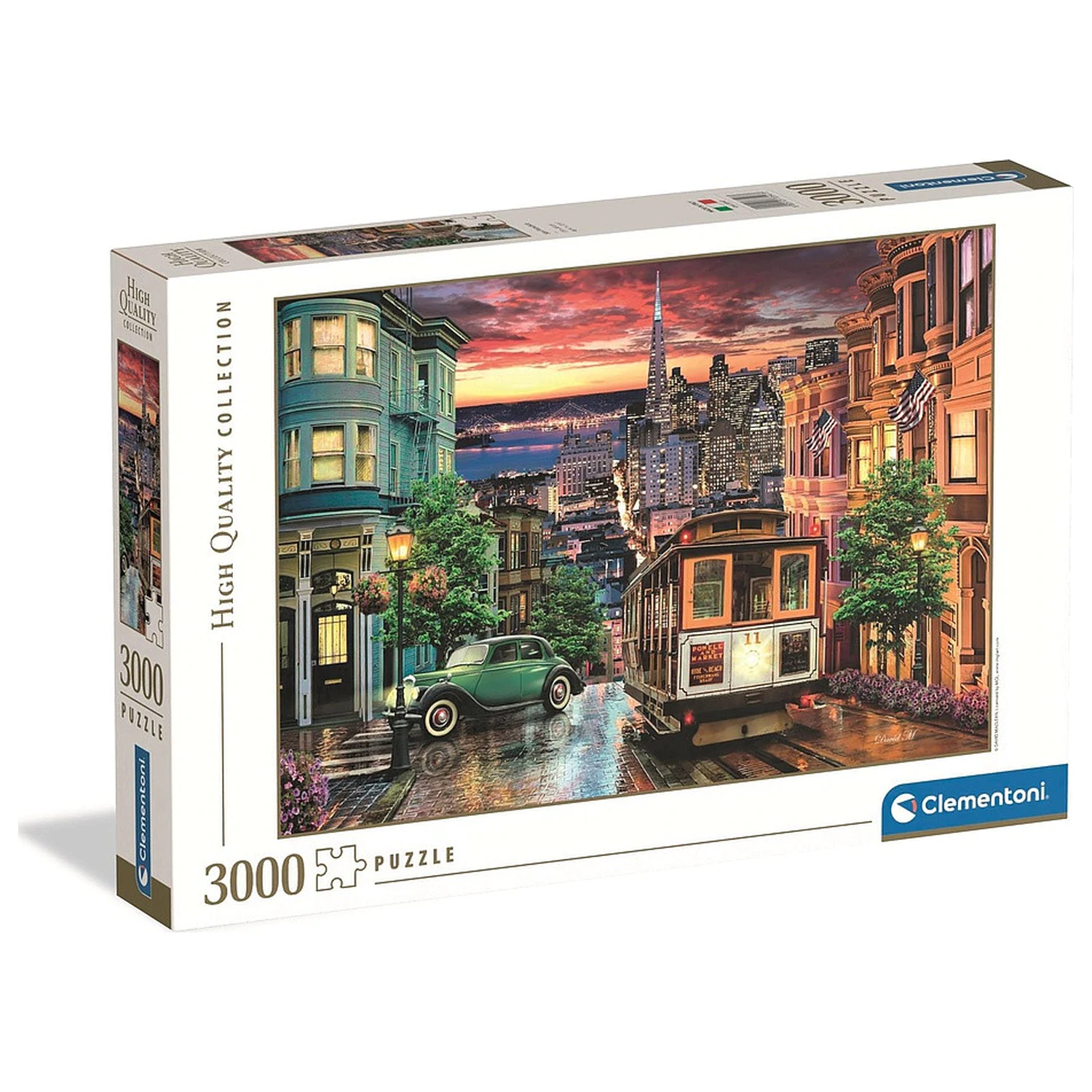 San Francisco Night 3000-dielne puzzle produktová fotografia