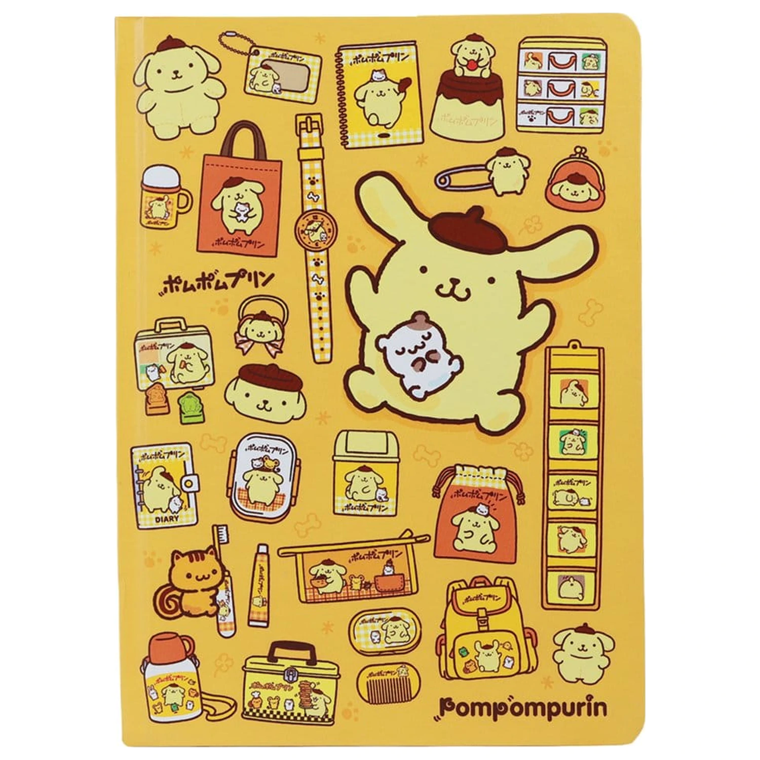 Sanrio A5 zošit Pompompurin produktová fotografia