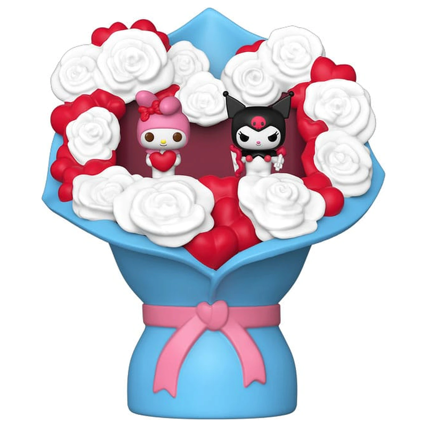 Sanrio Bitty Funko POP! Kytica Vinylová figúrka 2-balenie My Melody & Kuromi (Valentín) produktová fotografia