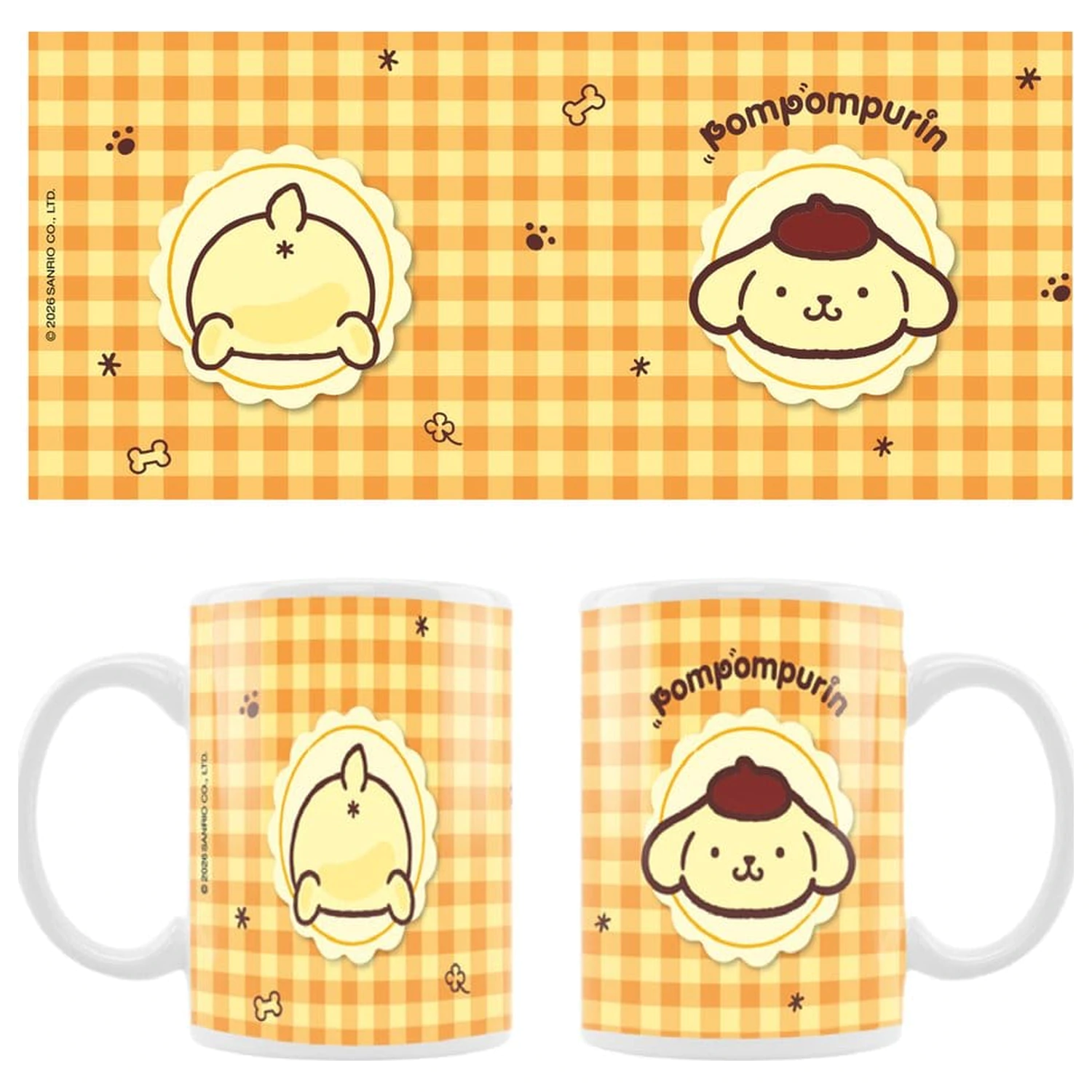 Sanrio Hrnček Pompompurin Squishy Cute Purin 01 produktová fotografia