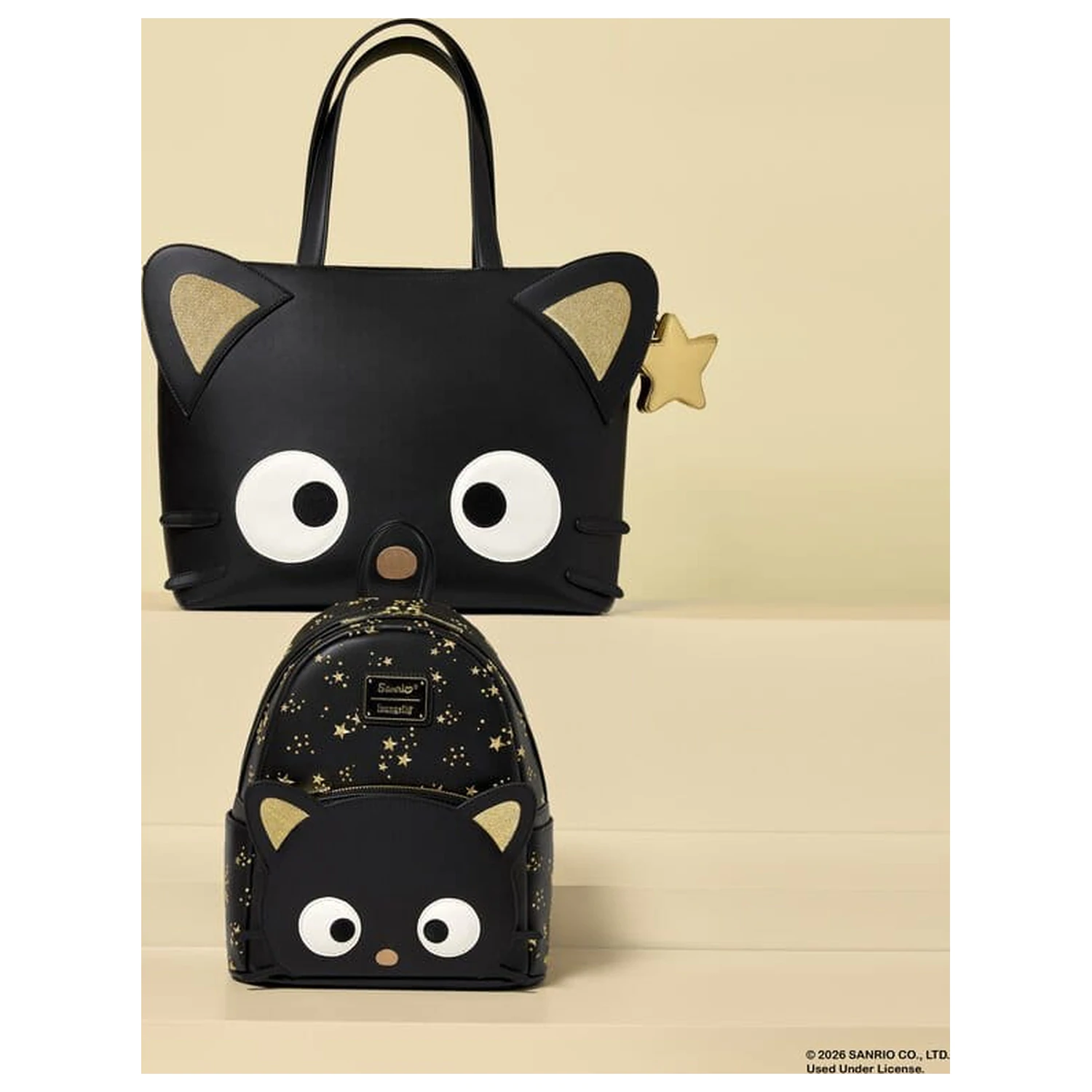 Sanrio Chococat Stars Tote Crossbody taška s taškou na mince produktová fotografia