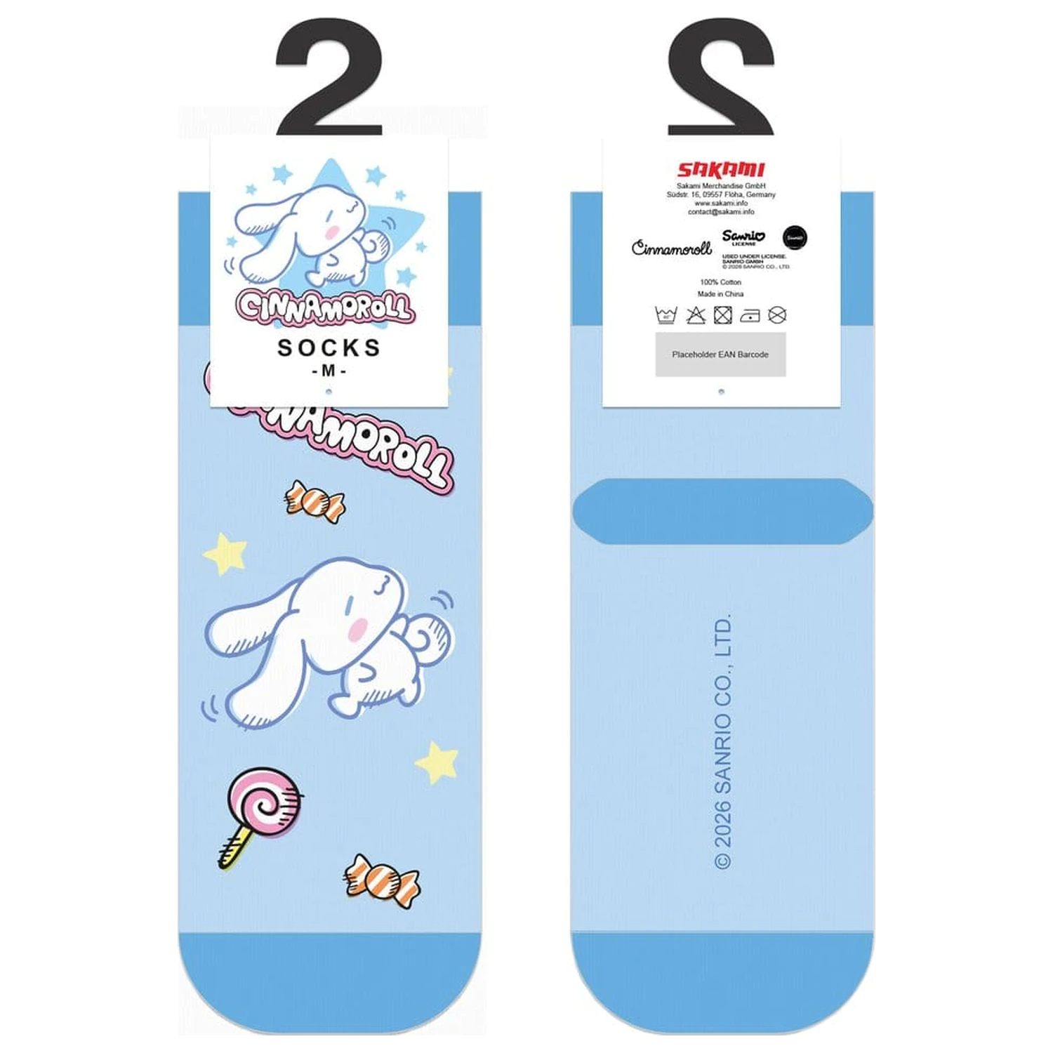 Sanrio ponožky Cinnamoroll Dance Off krátke 36-40 produktová fotografia