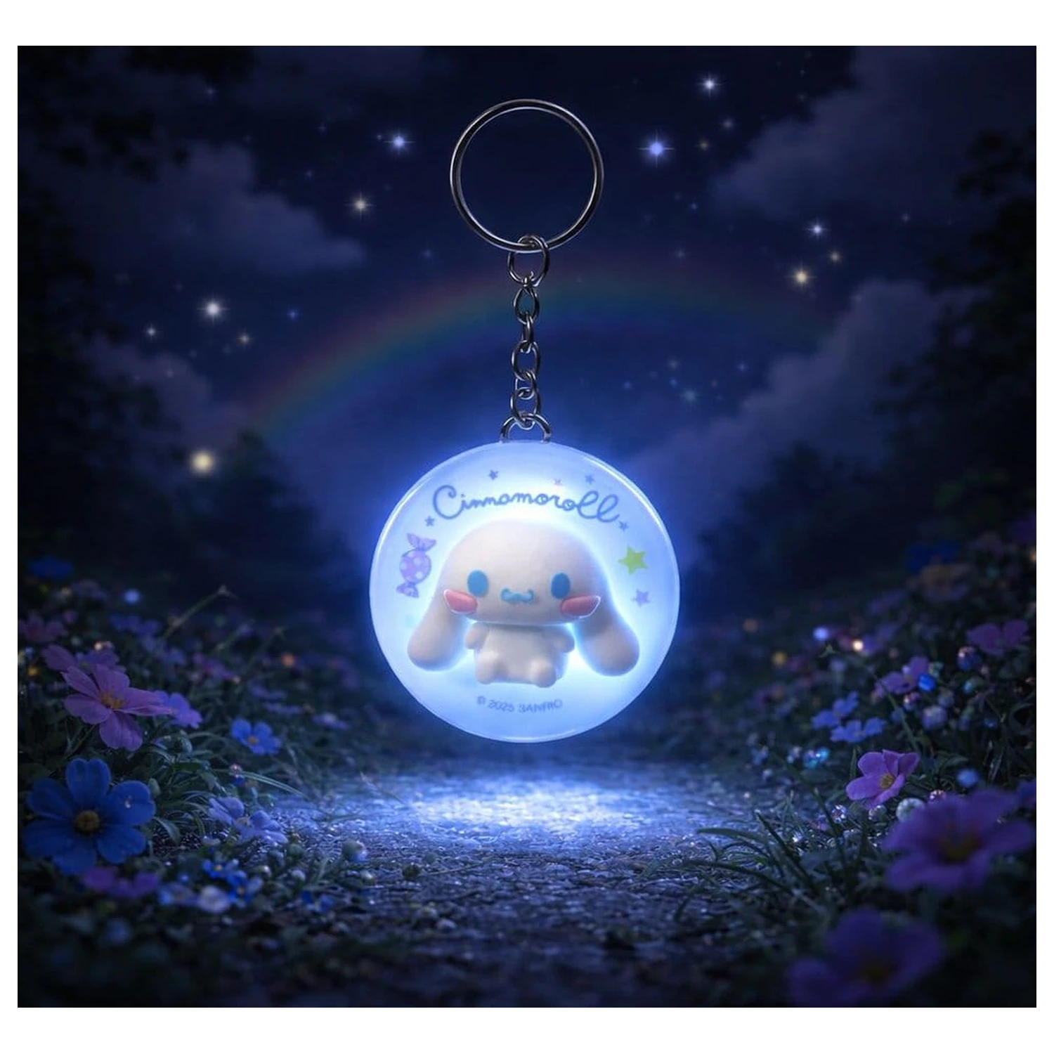 Sanrio Light-Up Keychain Cinnamoroll produktová fotografia