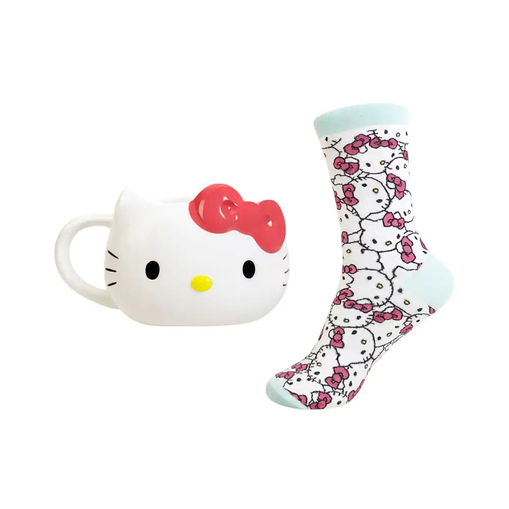 Sanrio 3D hrnček a súprava ponožiek Hello Kitty produktová fotografia