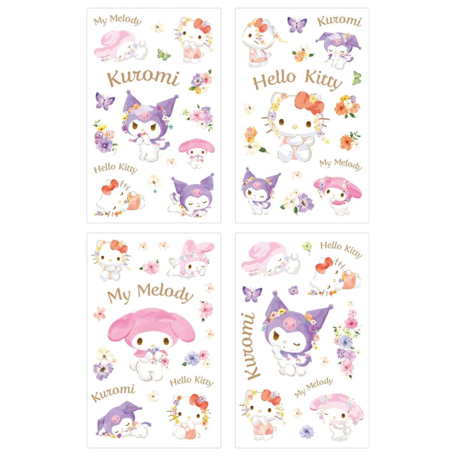 Sanrio Sticker Pack Hello Kitty & Friends Pastel Vivid produktová fotografia