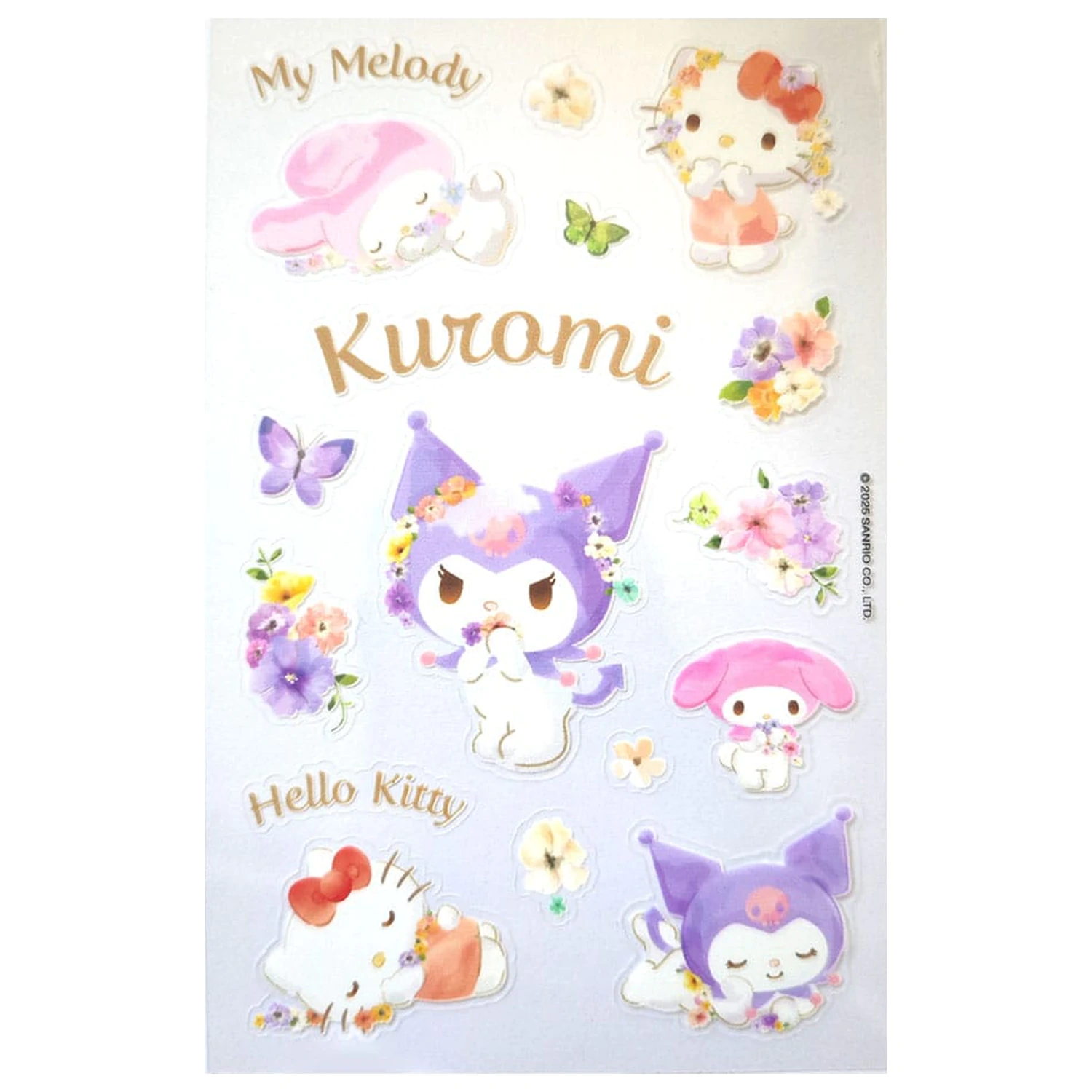 Sanrio Sticker Pack Hello Kitty & Friends Pastel Vivid produktová fotografia