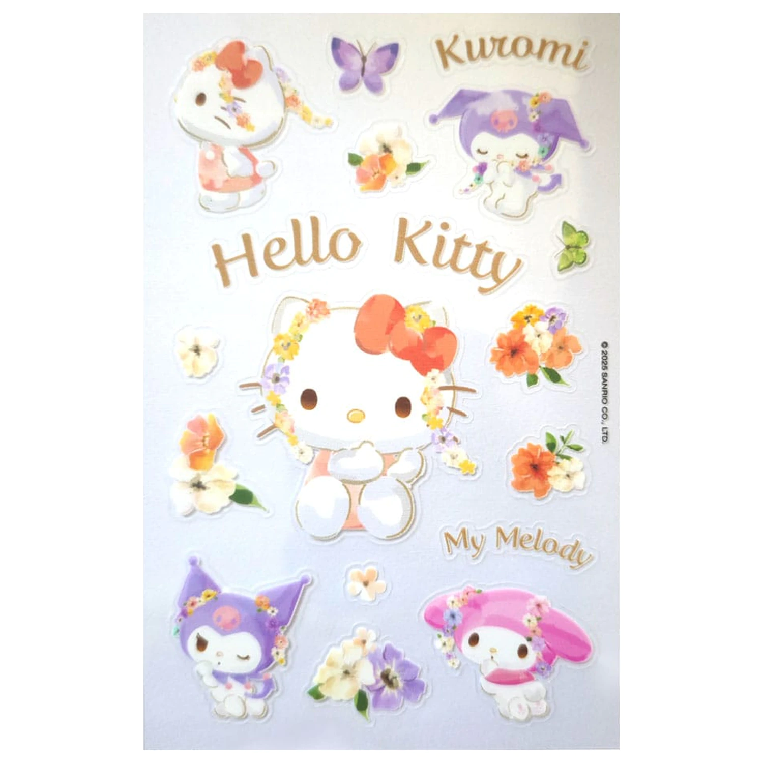Sanrio Sticker Pack Hello Kitty & Friends Pastel Vivid produktová fotografia