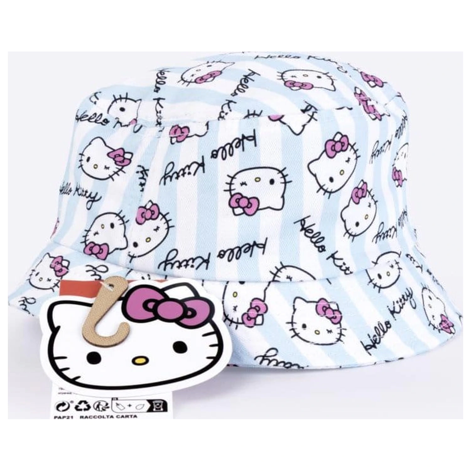 Sanrio klobúk bucket Hello Kitty 53 cm produktová fotografia