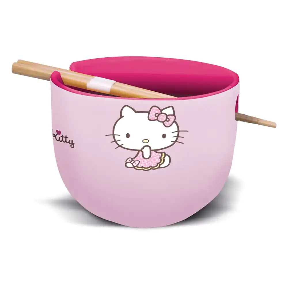 Sanrio Ramen miska s paličkami Hello Kitty Japan produktová fotografia